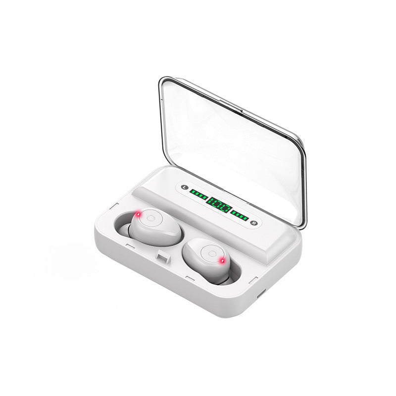 Auriculares Bluetooth multifunción con movimiento binaural y batería externa compatible con teléfono