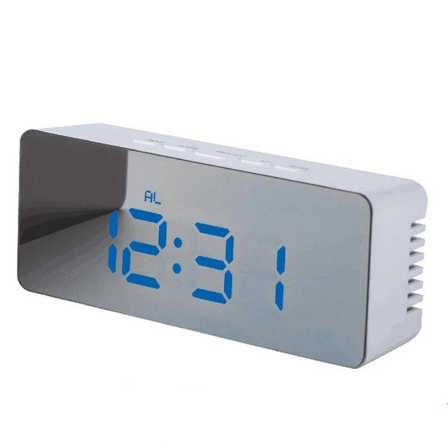 Reloj de espejo multifunción LED digital