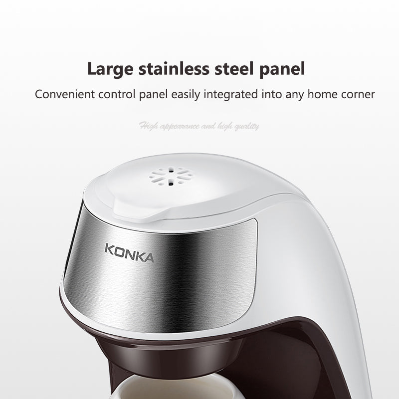 Nueva máquina de café totalmente automática para el hogar y la oficina, mini cafetera americana pequeña y portátil