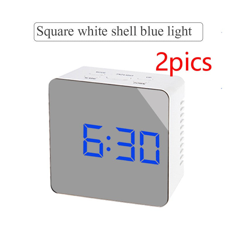 Reloj de espejo multifunción LED digital