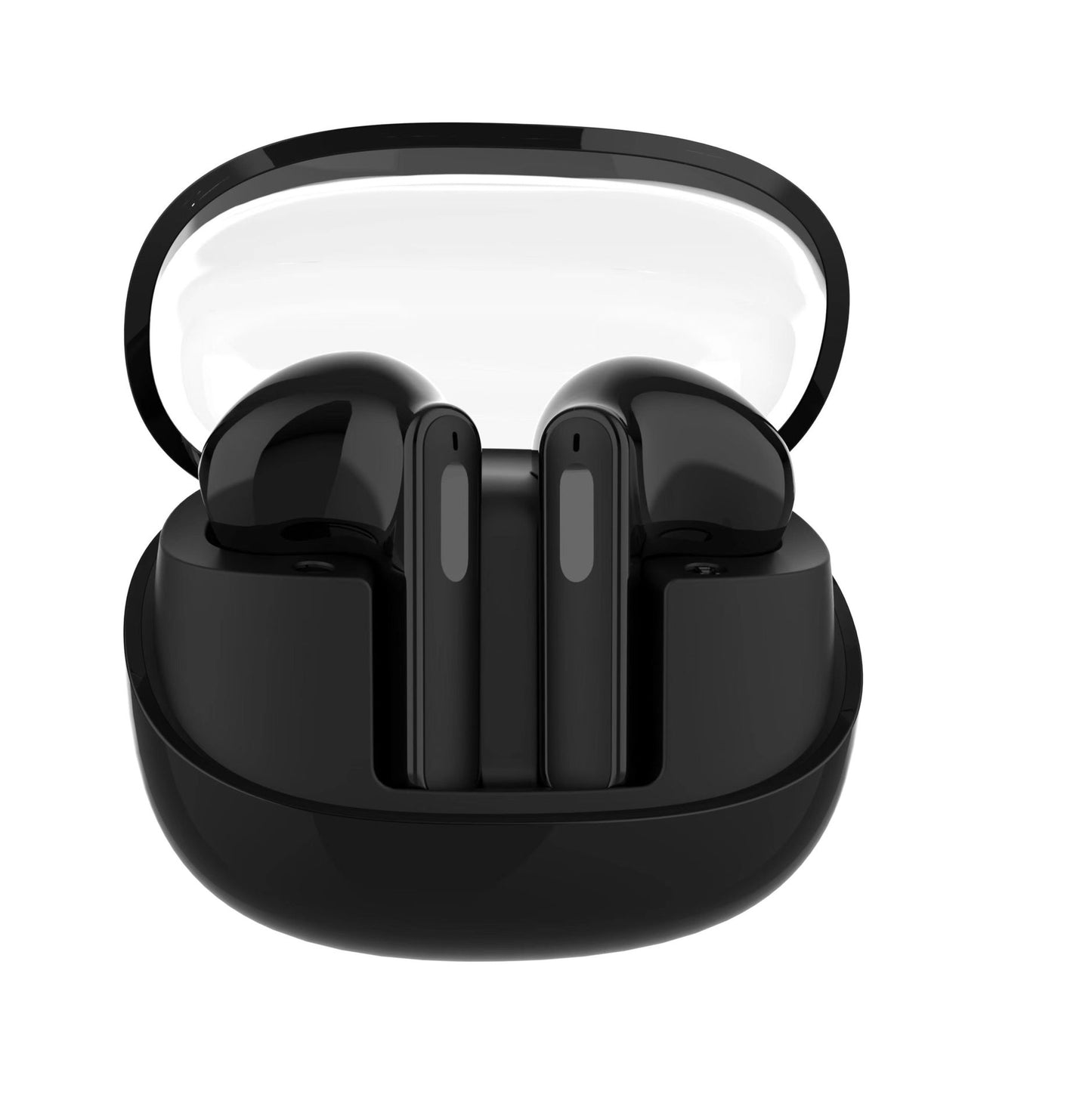Mini bote transparente para auriculares inalámbricos con Bluetooth