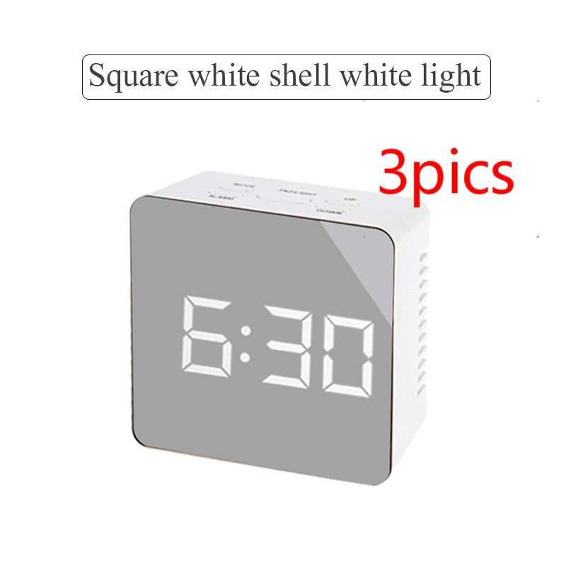 Reloj de espejo multifunción LED digital