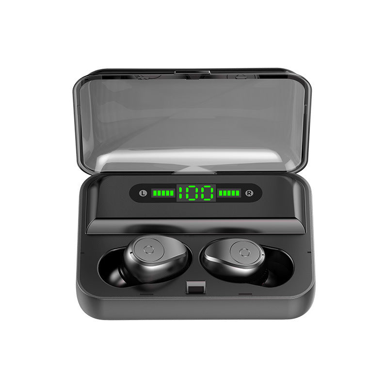 Auriculares Bluetooth multifunción con movimiento binaural y batería externa compatible con teléfono
