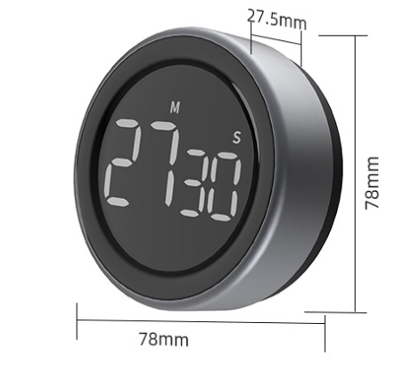Temporizador digital magnético para cocina, cocina, ducha, estudio, cronómetro, contador LED, alarma, recordatorio, manual, cuenta regresiva electrónica