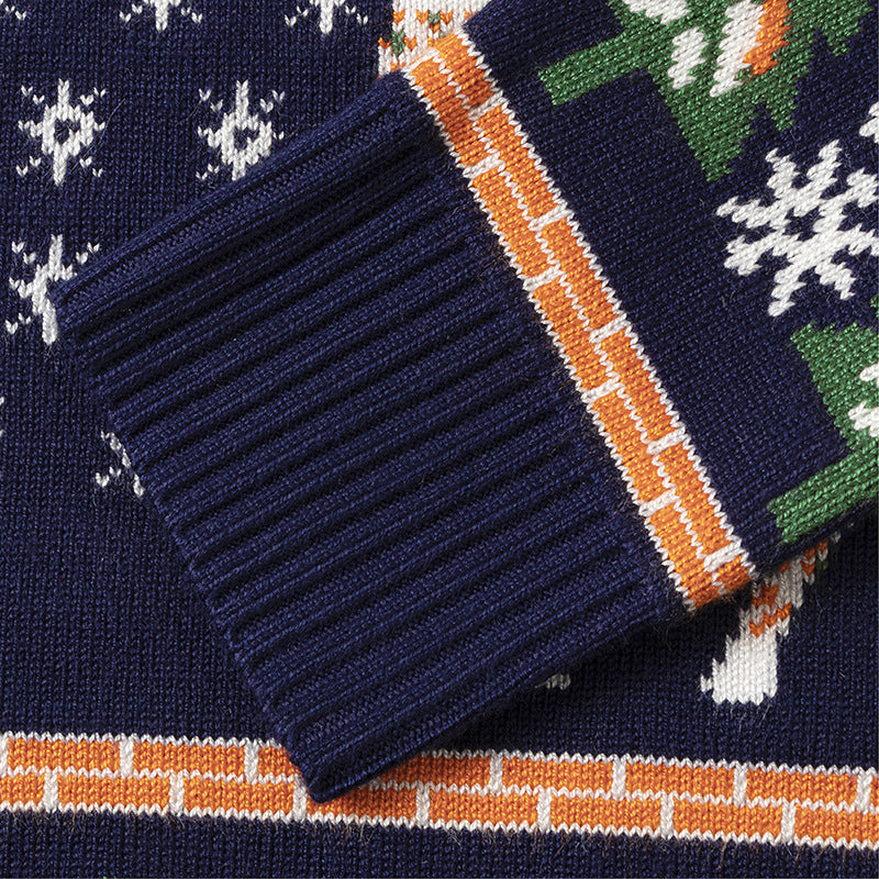 Children's Boys' Cartoon Pullover Knitwear Girls' Christmas Elk Sweater
