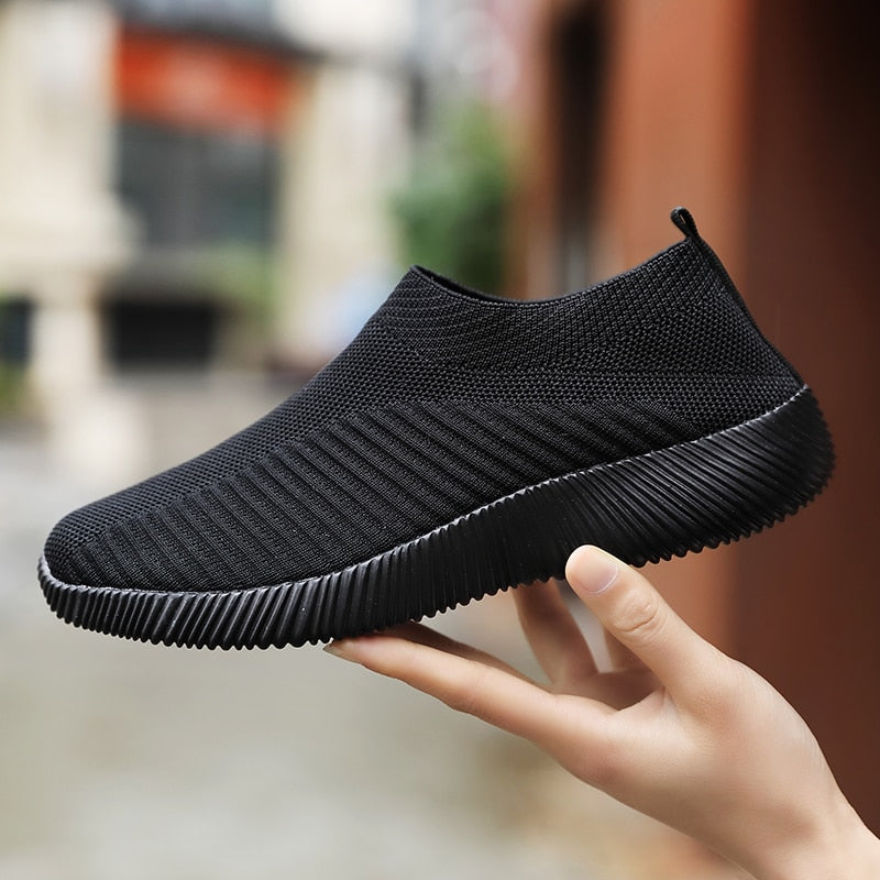 Zapatillas de deporte para mujer, zapatos para caminar, mocasines ligeros para mujer, tenis casuales para mujer, zapatos de moda sin cordones, zapatos vulcanizados de talla grande 2021