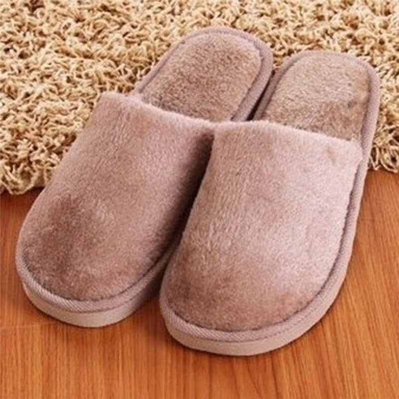 Zapatillas de casa para mujer, para interior, dormitorio, ligeras, de goma EVA, para parejas, chanclas suaves y sólidas, para otoño e invierno, cálidas y peludas, novedad de 2023