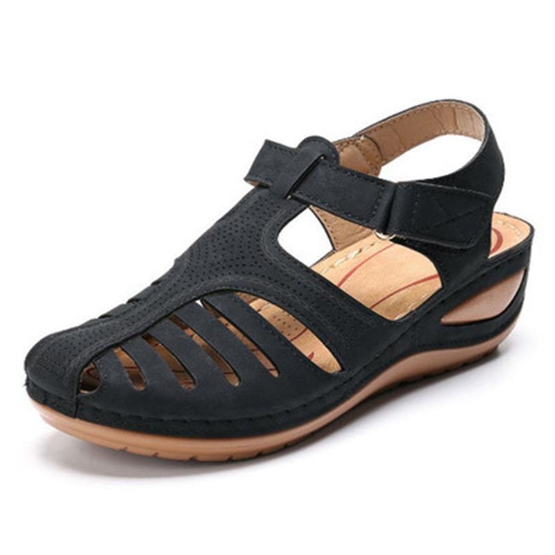 Zapatos de mujer Sandalias Premium Tacones medios Zapatos de plataforma Mujer Premium Ortopédicos Fiesta Tallas grandes Chaussure Femme