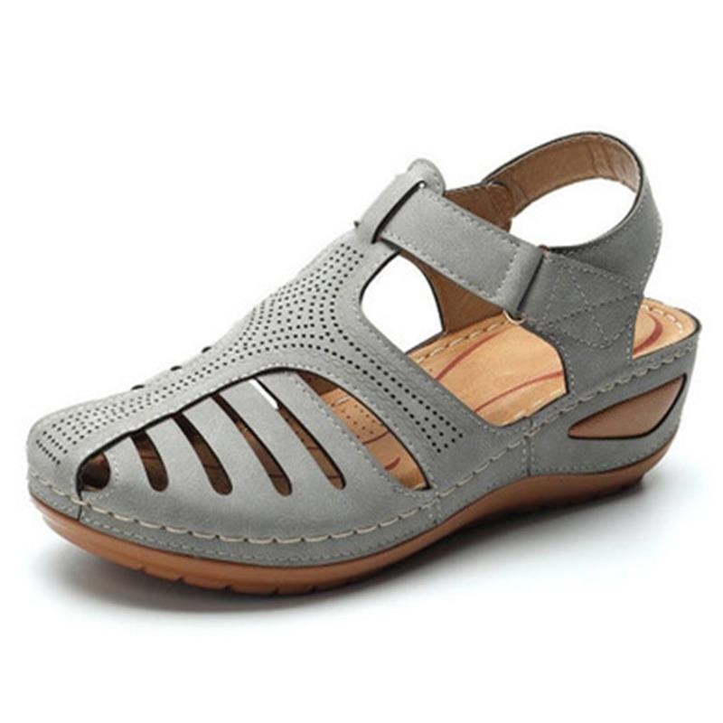 Zapatos de mujer Sandalias Premium Tacones medios Zapatos de plataforma Mujer Premium Ortopédicos Fiesta Tallas grandes Chaussure Femme