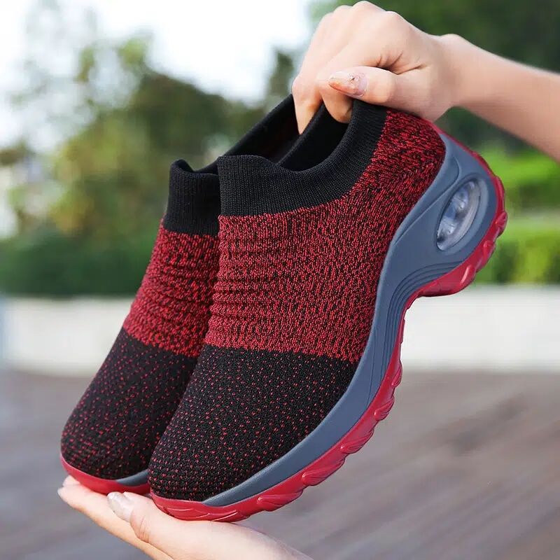 Zapatillas de plataforma para mujer, zapatos casuales para mujer, zapatillas con amortiguación, zapatillas de deporte cómodas para mujer, zapatillas de caña baja, zapatos antideslizantes para caminar