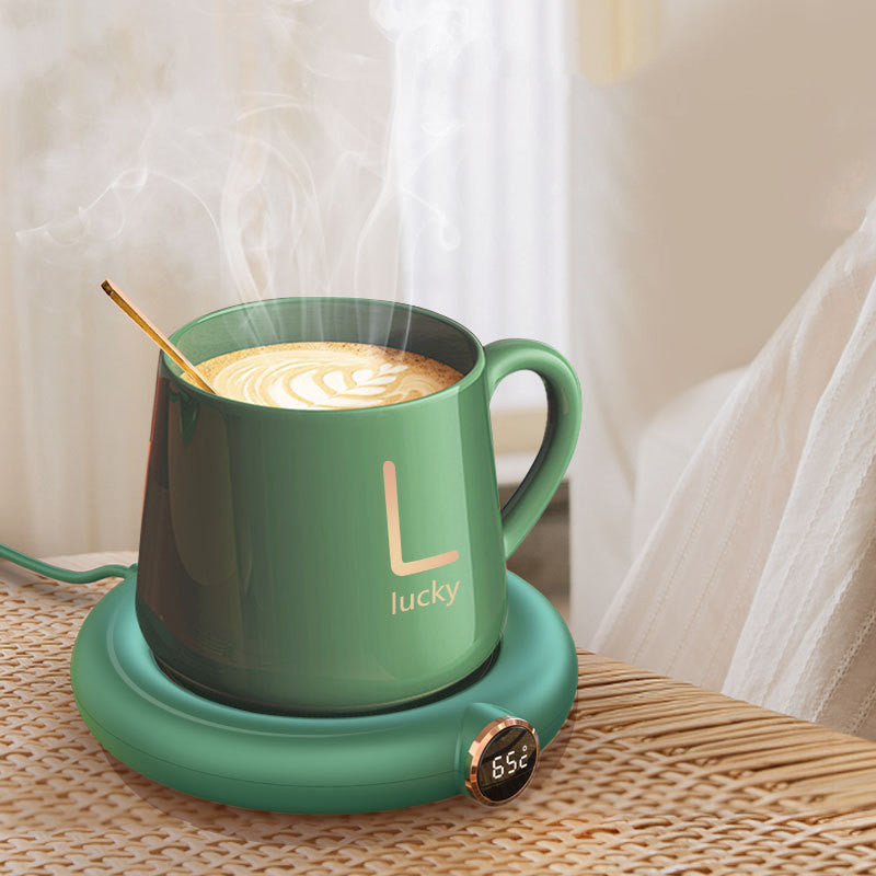 Calentador de taza de café, posavasos inteligente, aislamiento térmico, posavasos de temperatura constante, almohadilla térmica de escritorio