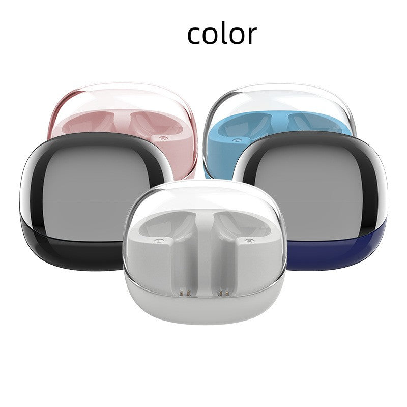 Mini bote transparente para auriculares inalámbricos con Bluetooth