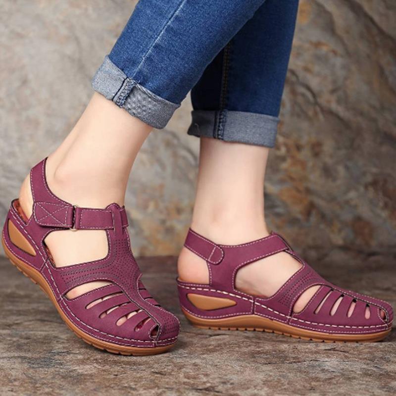 Zapatos de mujer Sandalias Premium Tacones medios Zapatos de plataforma Mujer Premium Ortopédicos Fiesta Tallas grandes Chaussure Femme