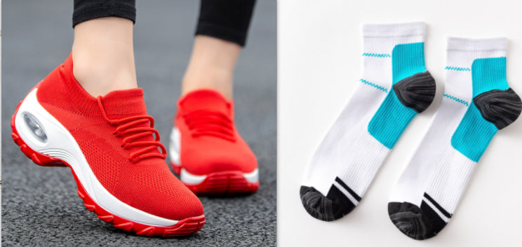 Zapatillas de running informales Flying Socks para mujer