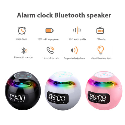 Nuevo altavoz portátil inalámbrico con despertador y Bluetooth