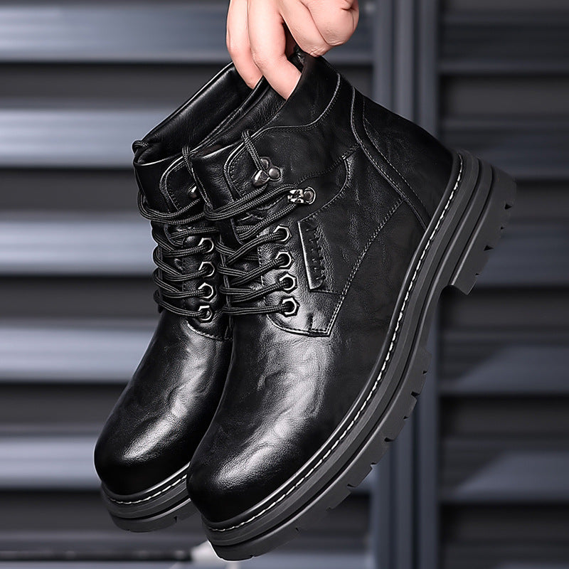 Botas altas de estilo británico para hombre