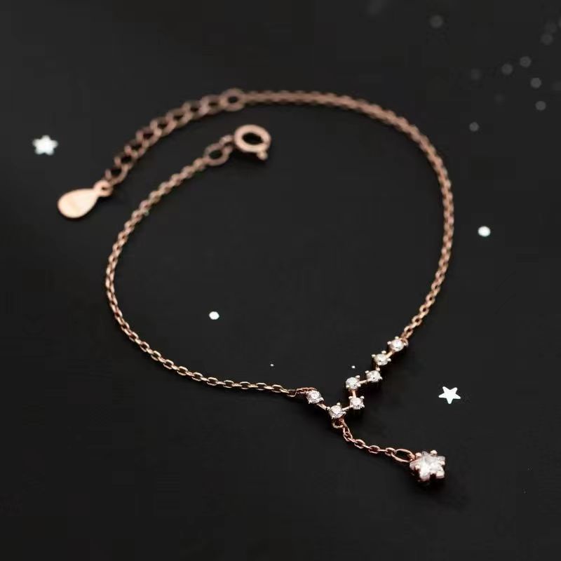 Pulsera de mujer con siete estrellas y la Osa Mayor