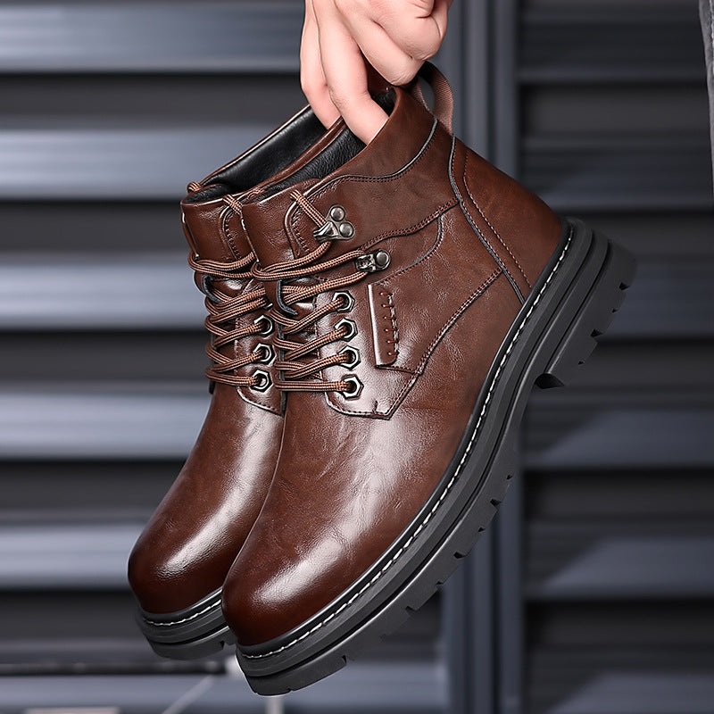 Botas altas de estilo británico para hombre