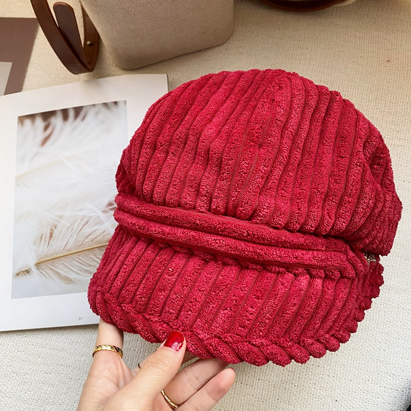 Gorro de felpa cálido irregular japonés para niños