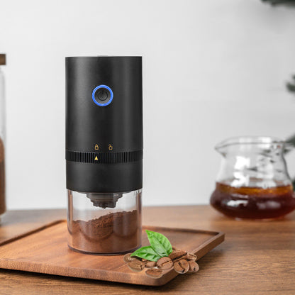 Nuevo molinillo de café eléctrico portátil actualizado, tipo C, carga USB, molinillo de granos de café con núcleo de cerámica profesional