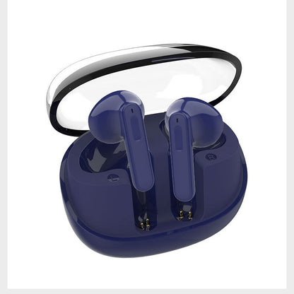 Mini bote transparente para auriculares inalámbricos con Bluetooth