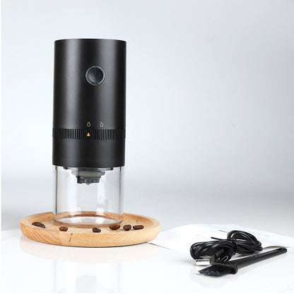 Nuevo molinillo de café eléctrico portátil actualizado, tipo C, carga USB, molinillo de granos de café con núcleo de cerámica profesional