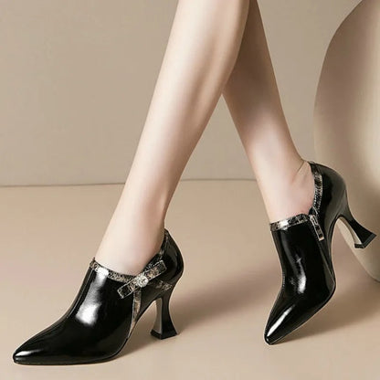 Cresfimix Botas Femininas Women Fashion Sweet High Quality Side Zipper Short Ankle Boots Lady Brand Design Brown Black Boot A798