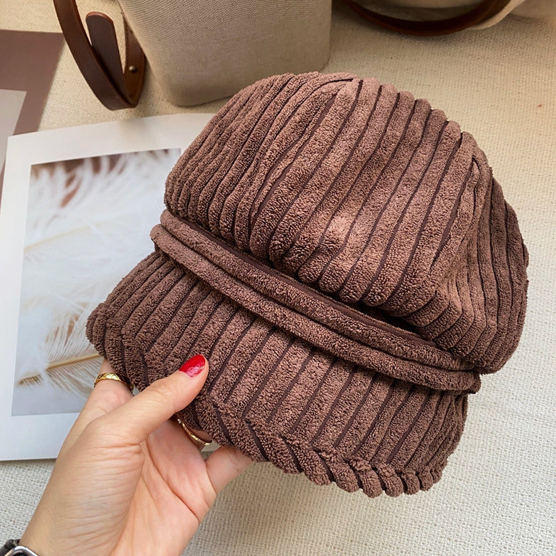 Gorro de felpa cálido irregular japonés para niños