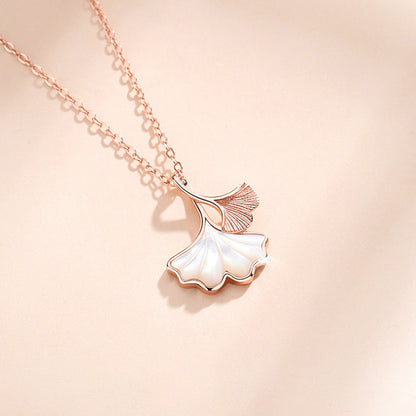 Women's Sterling Silver Necklace Light Luxury Minority Clavicle Chain