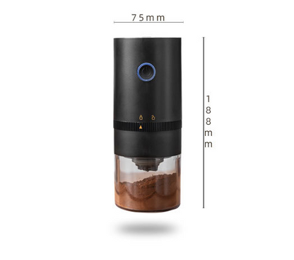 Nuevo molinillo de café eléctrico portátil actualizado, tipo C, carga USB, molinillo de granos de café con núcleo de cerámica profesional