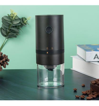 Nuevo molinillo de café eléctrico portátil actualizado, tipo C, carga USB, molinillo de granos de café con núcleo de cerámica profesional
