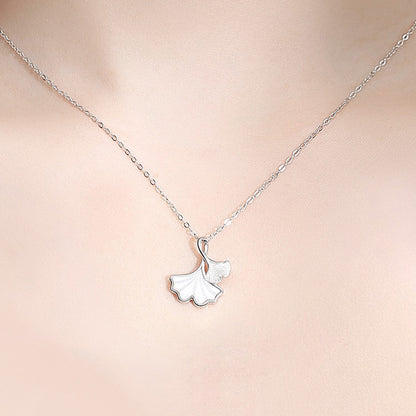 Women's Sterling Silver Necklace Light Luxury Minority Clavicle Chain